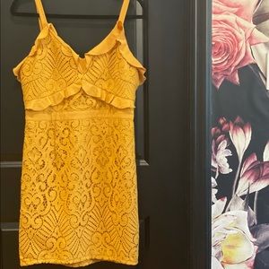 Two Sisters Yellow Cocktail Dress - New w/ Tags